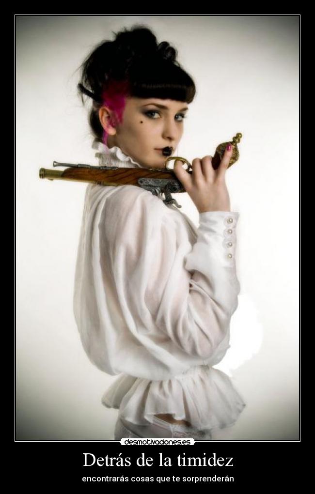 Detrás de la timidez -