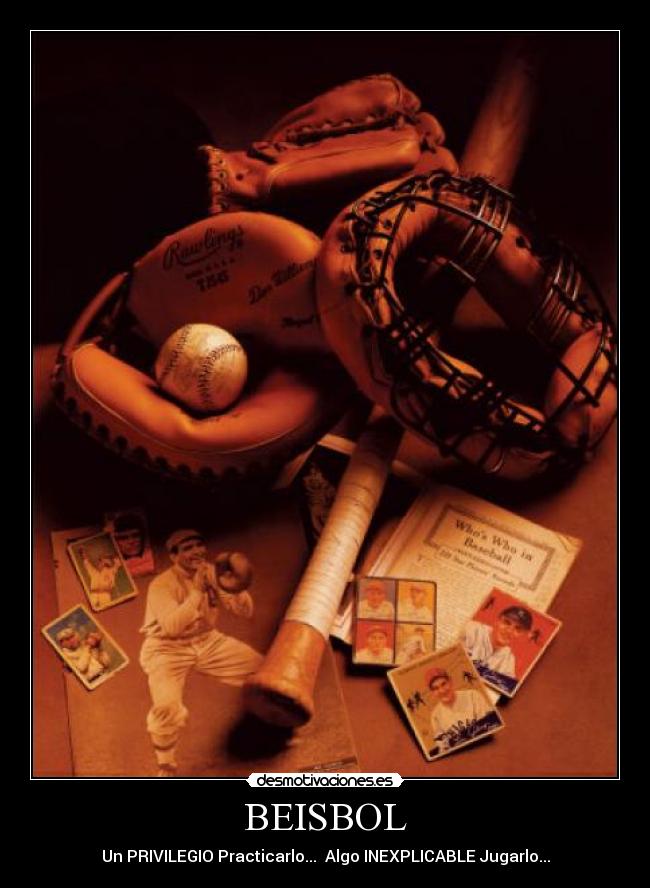 carteles beisbol desmotivaciones