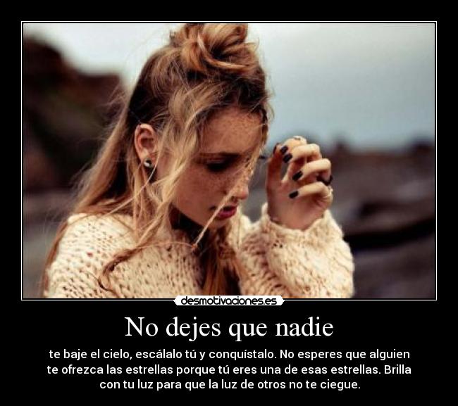 No dejes que nadie - 