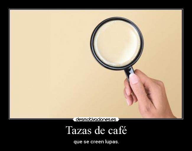 Tazas de café -