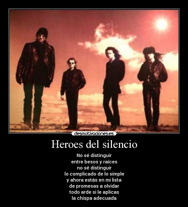 HEROE SILENCIO CHISPA ADECUADA LYRIC heroe silencio chispa adecuada lyric: