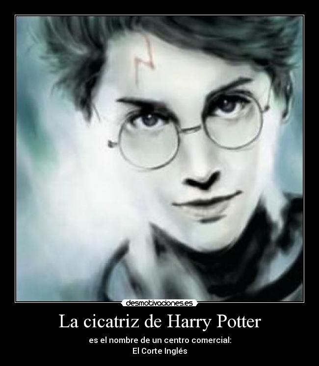 La cicatriz de Harry Potter -