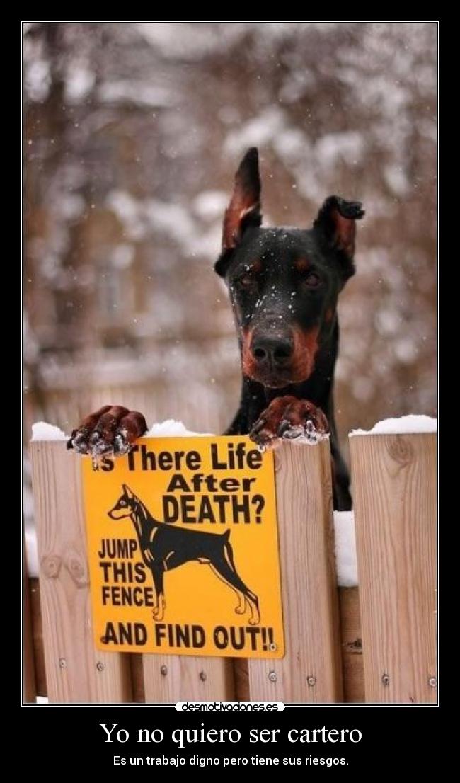 Yo no quiero ser cartero - 