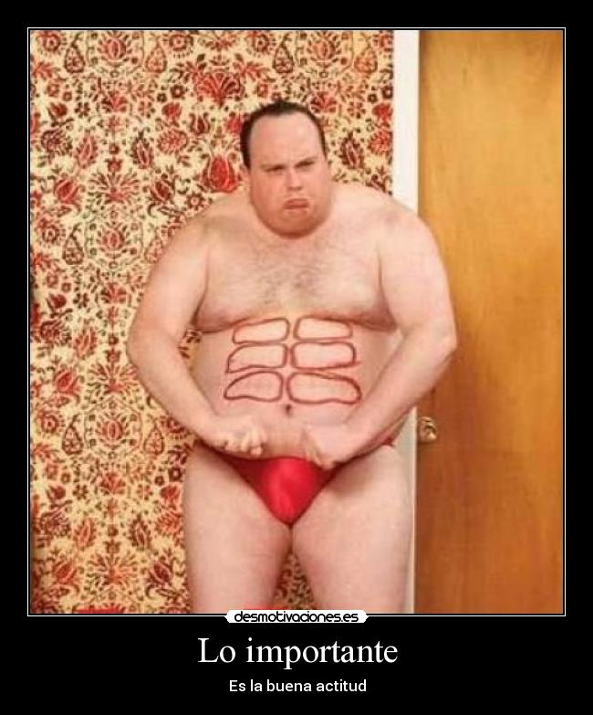 Lo importante - Es la buena actitud