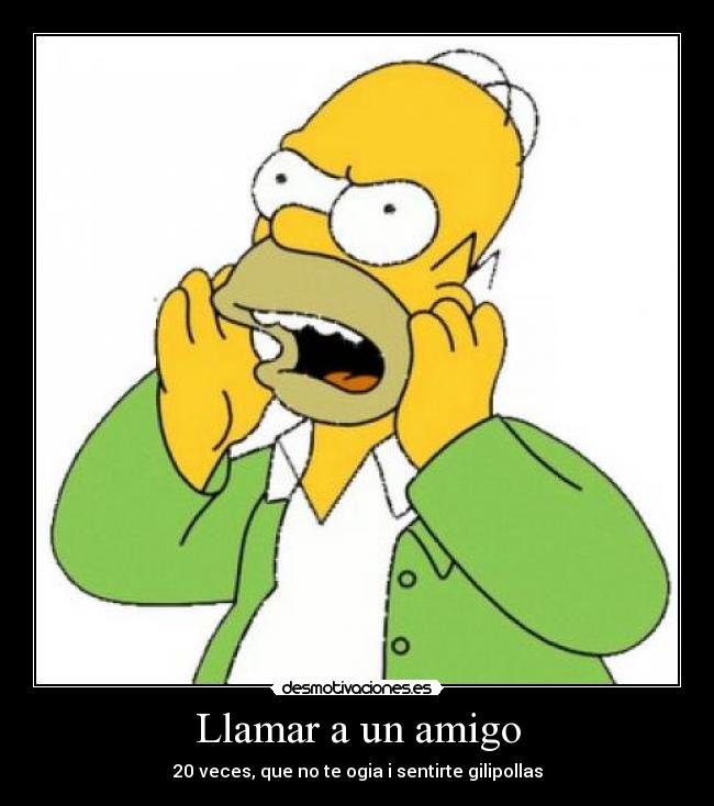 Llamar a un amigo -
