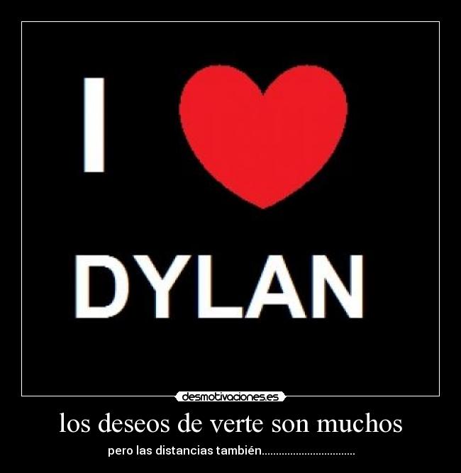 los deseos de verte son muchos -