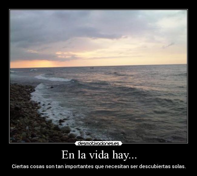 En la vida hay... - 
