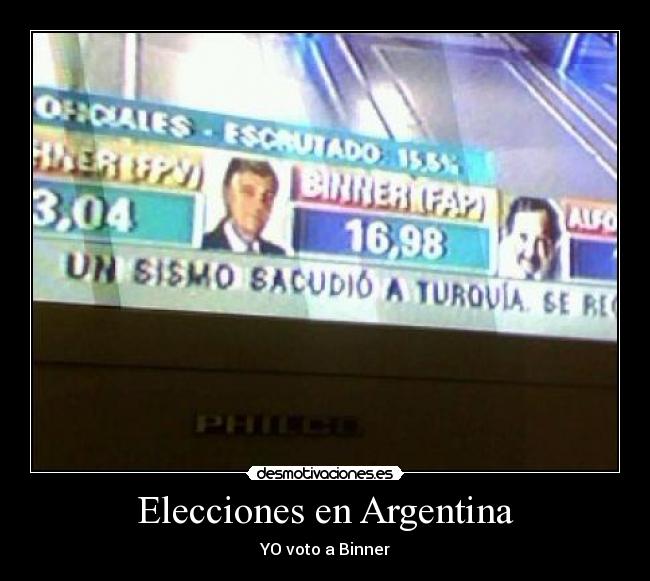 Elecciones en Argentina - YO voto a Binner