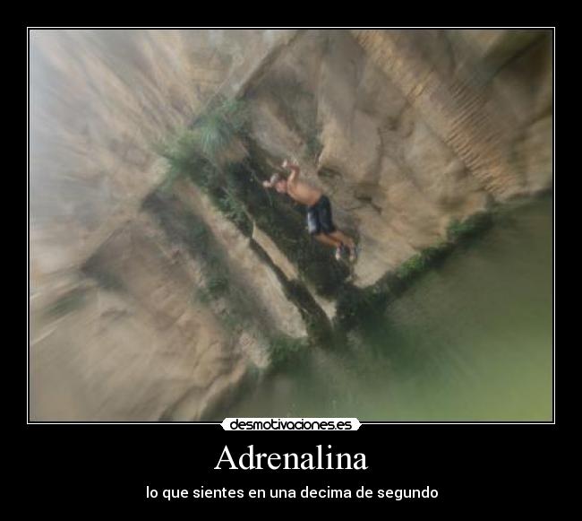Adrenalina - lo que sientes en una decima de segundo