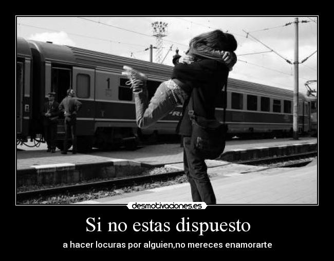 Si no estas dispuesto -
