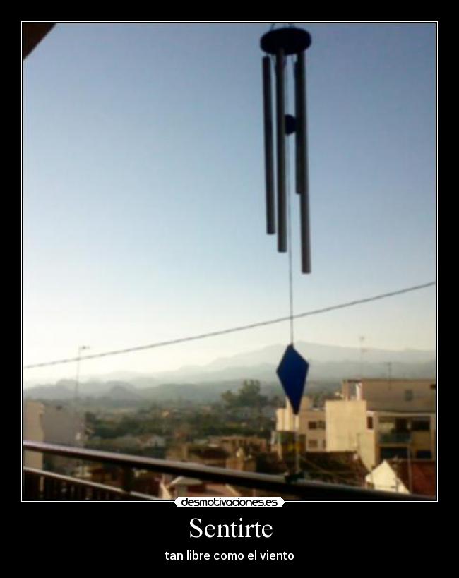 Sentirte - tan libre como el viento