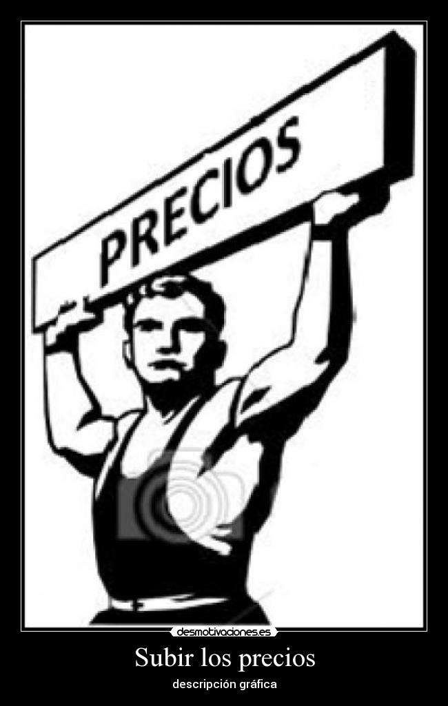 carteles precios desmotivaciones