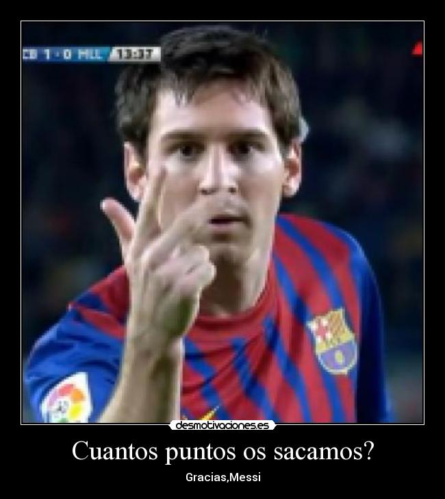 Cuantos puntos os sacamos? -