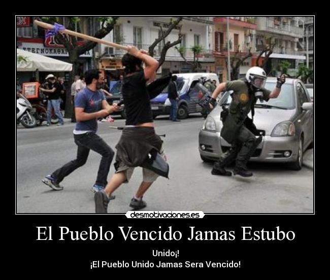 El Pueblo Vencido Jamas Estubo - 