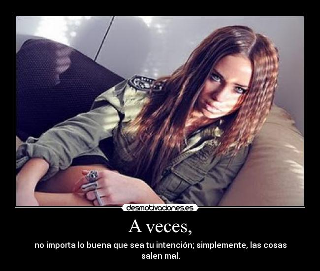 A veces, - 