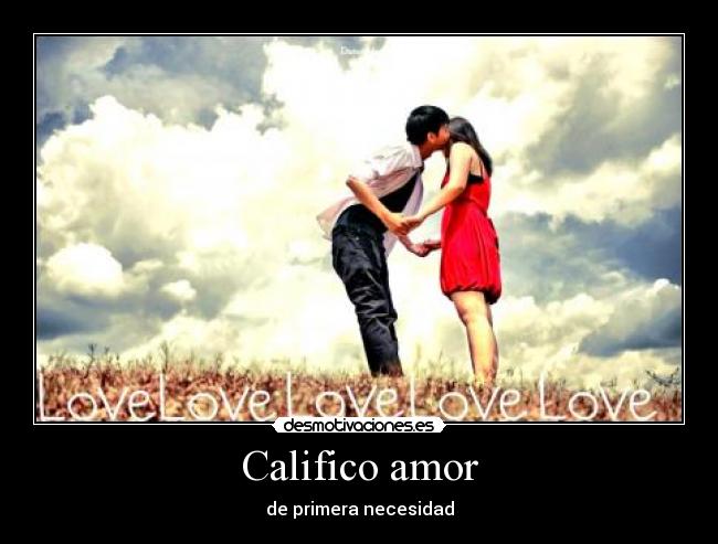 Califico amor -