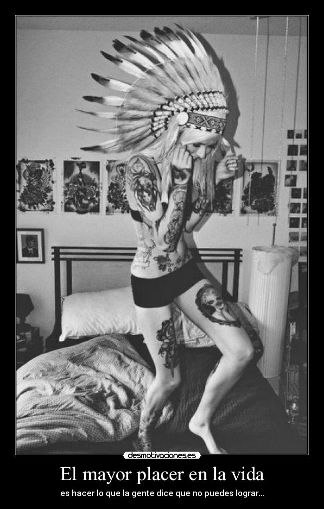 carteles vida mayor placer vida desmotivaciones