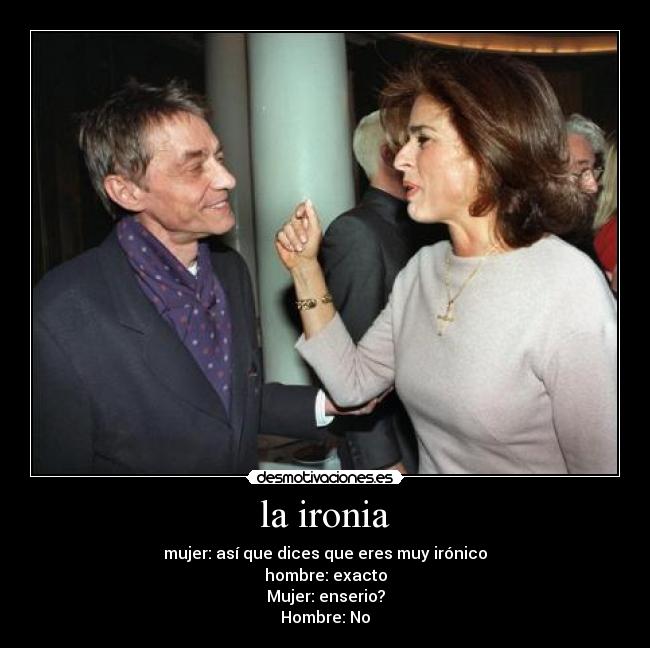 la ironia -