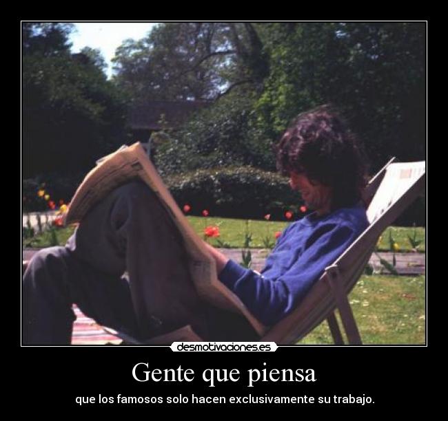 carteles tenyearsgone jimmy page leyendo periodico desmotivaciones