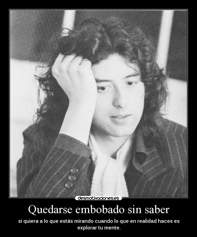 carteles tenyearsgone jimmy page embobado desmotivaciones