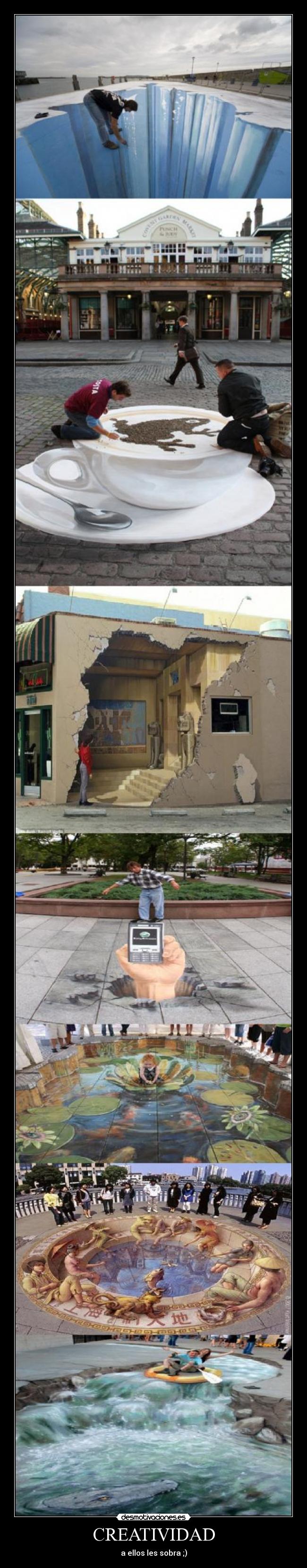 carteles creatividad desmotivaciones