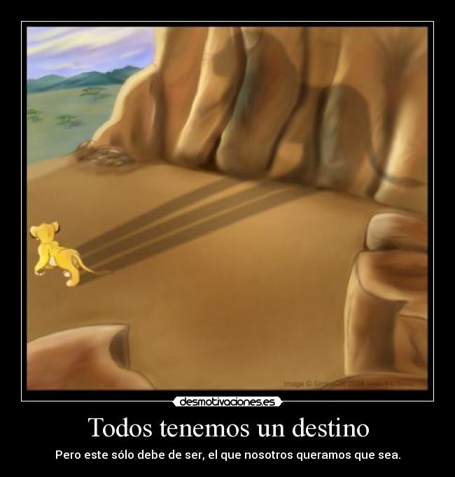 Todos tenemos un destino - 