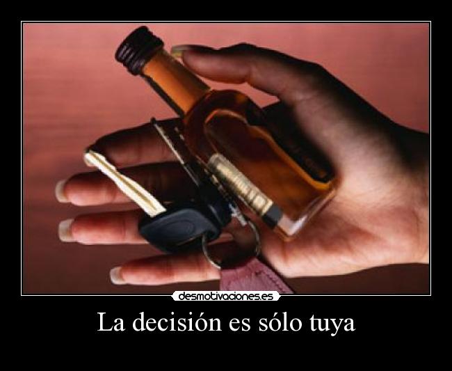 carteles decision tuya desmotivaciones