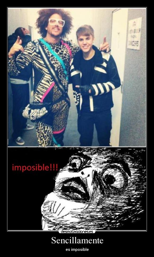 Sencillamente - es imposible