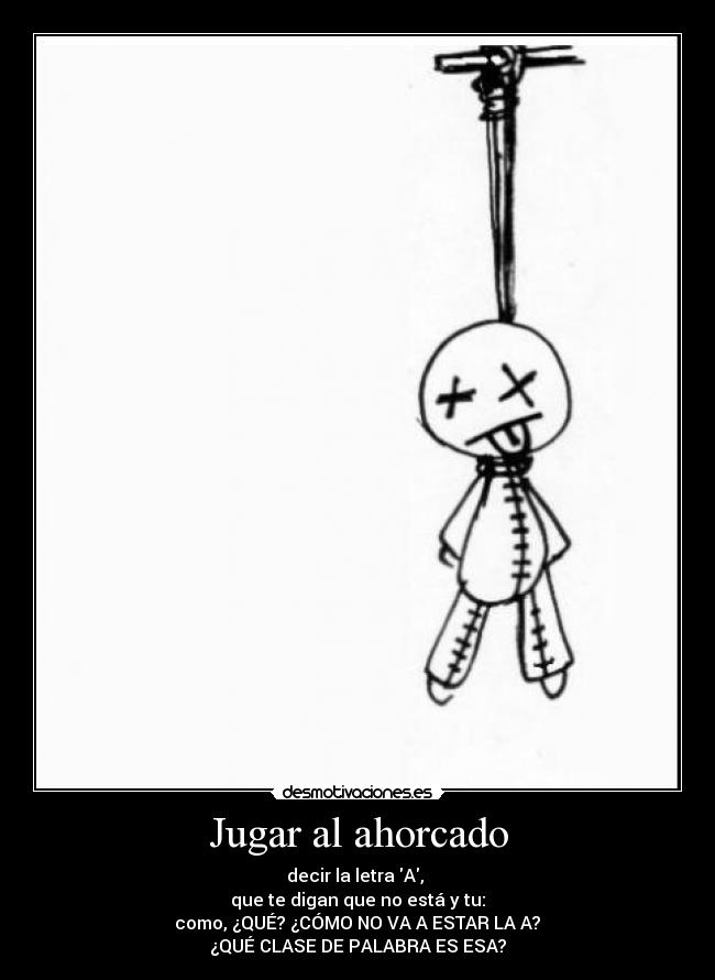 Jugar al ahorcado -