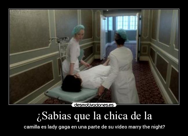 carteles lady gaga marry the night desmotivaciones