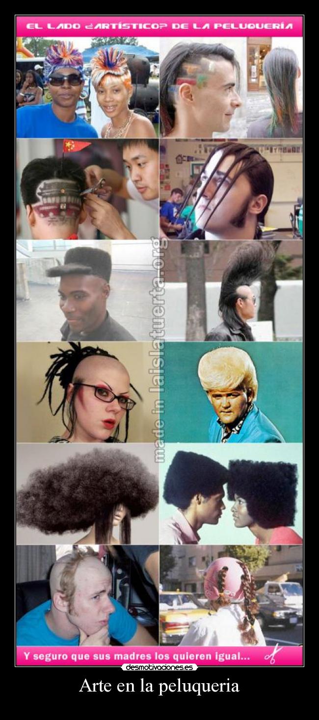 Arte en la peluqueria -