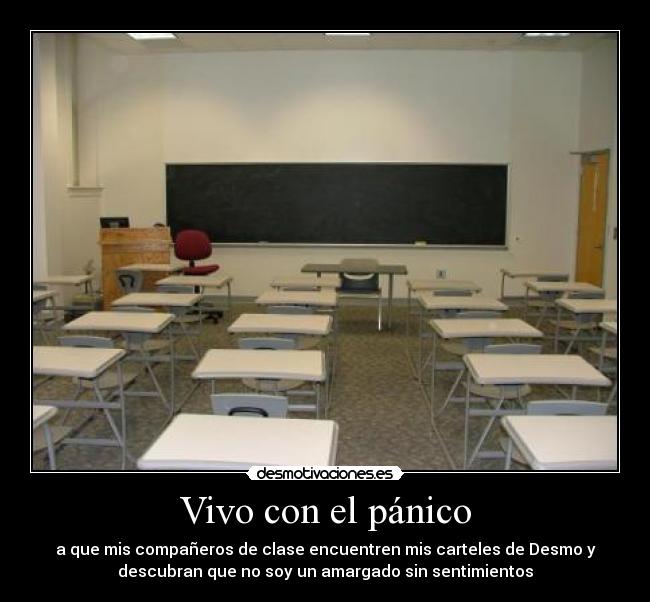 Vivo con el pánico -
