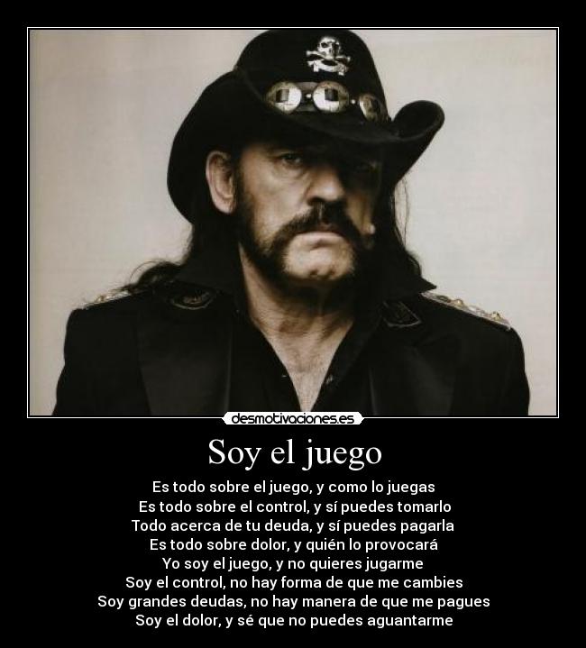 Soy el juego -