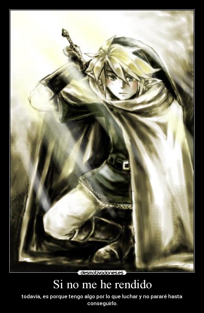 carteles link thelegendofzelda rendido desmotivaciones