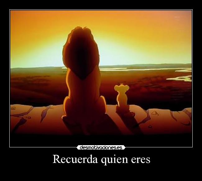 Recuerda quien eres -