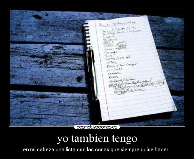 yo tambien tengo -