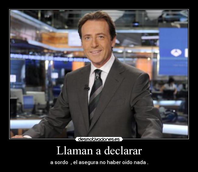 Llaman a declarar -