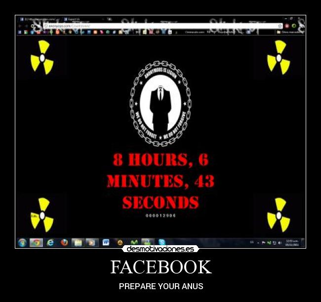 FACEBOOK - PREPARE YOUR ANUS