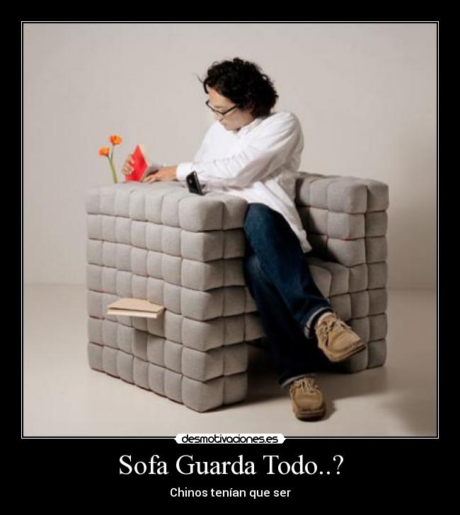Sofa Guarda Todo..? - Chinos tenían que ser