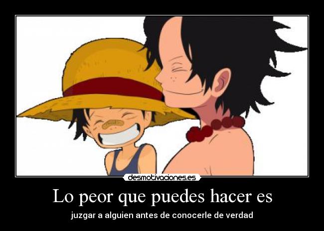 Lo peor que puedes hacer es - 