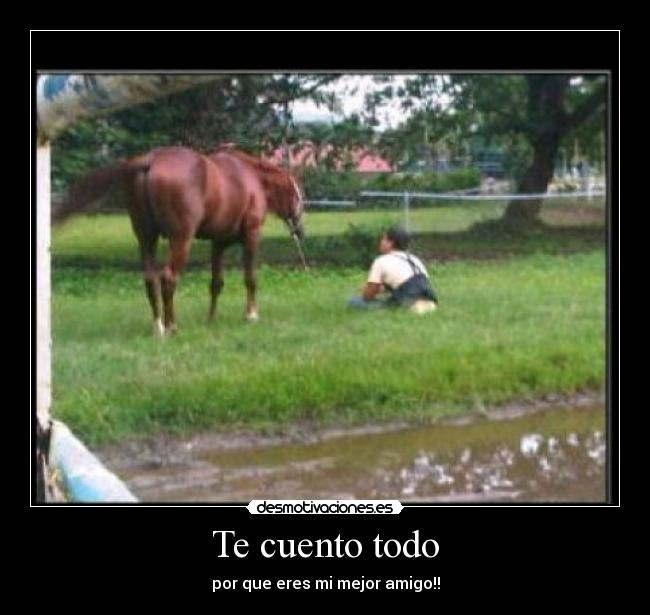 Te cuento todo - por que eres mi mejor amigo!!