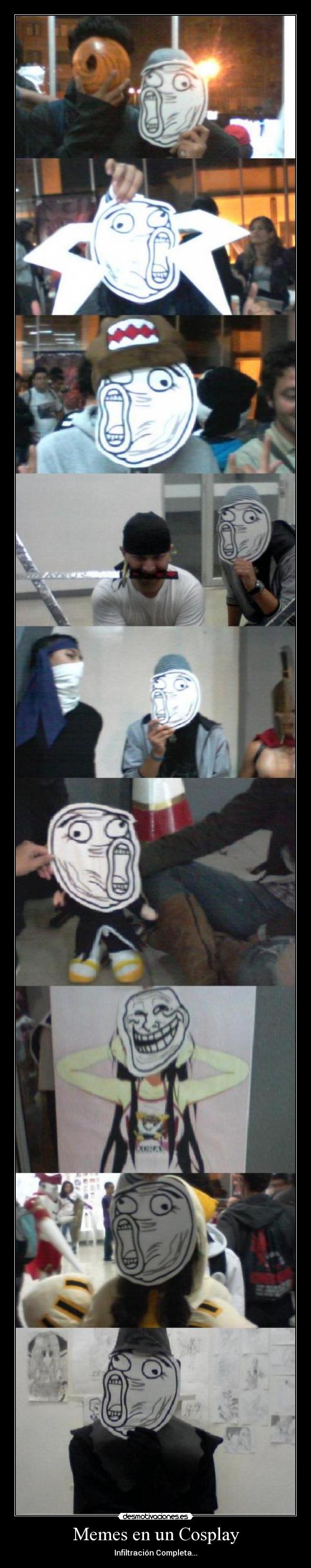 Memes en un Cosplay - Infiltración Completa...