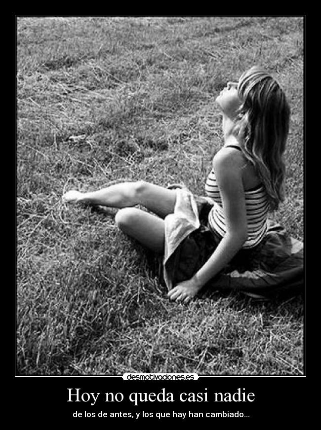 Hoy no queda casi nadie -