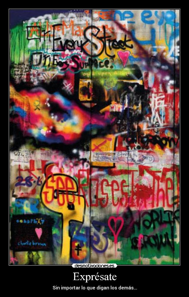Exprésate - Sin importar lo que digan los demás...