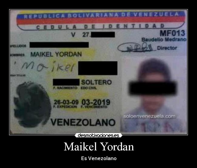 Maikel Yordan - Es Venezolano