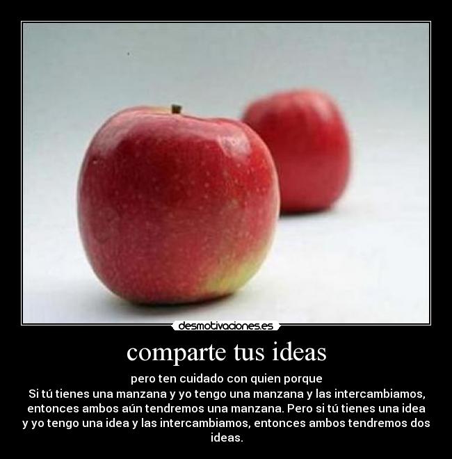 comparte tus ideas -