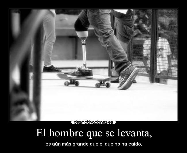 El hombre que se levanta, - 