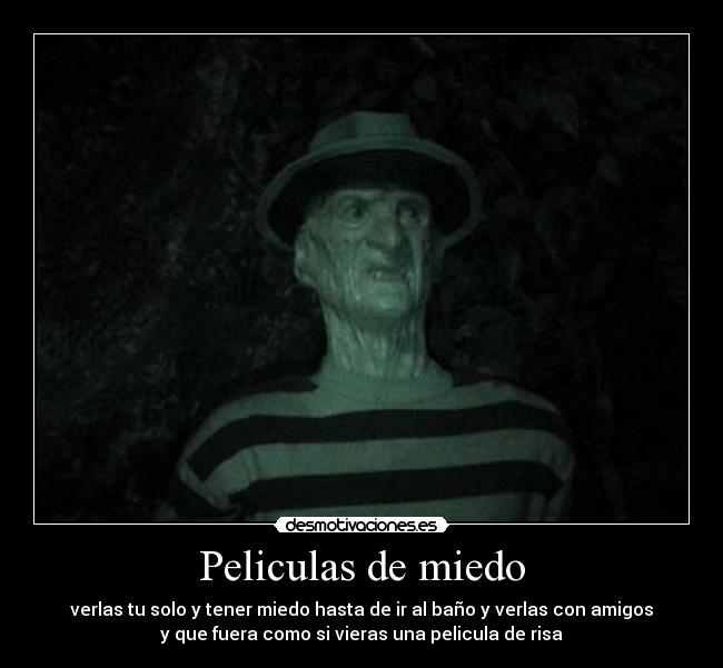 Peliculas de miedo -