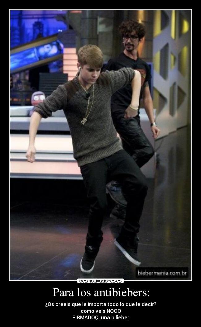 Para los antibiebers: - 