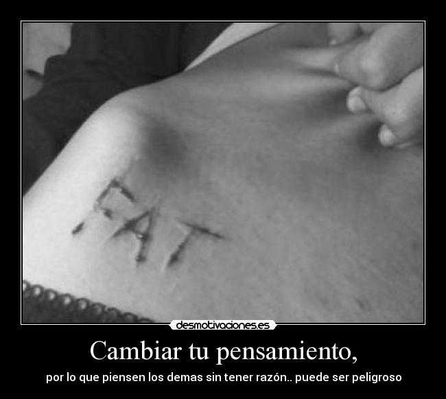 Cambiar tu pensamiento, - 